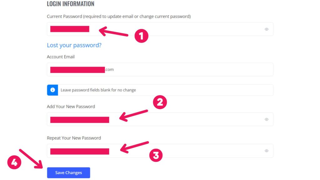 How to Change my Password 2